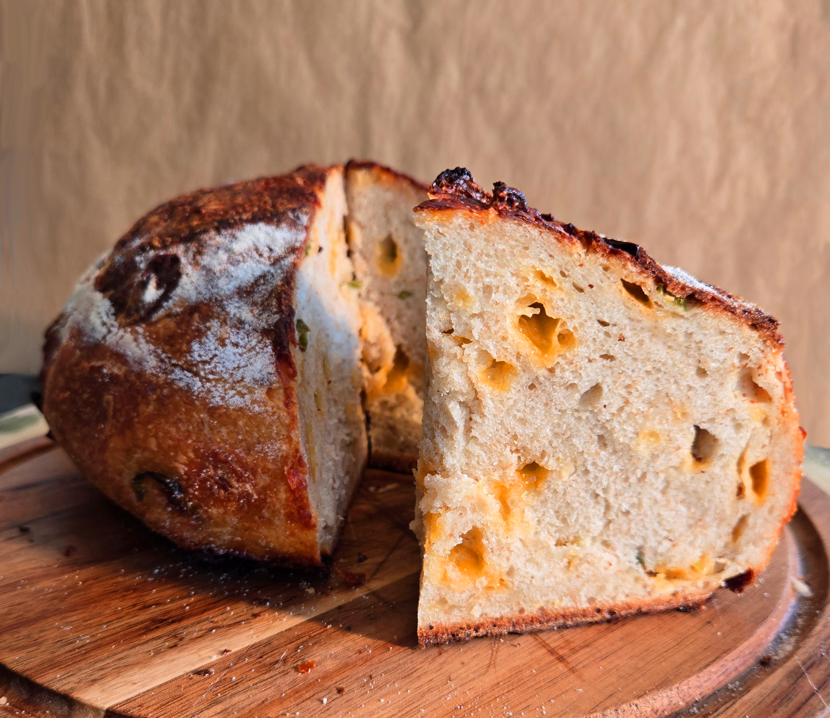 Burning Daylight sourdough crumb