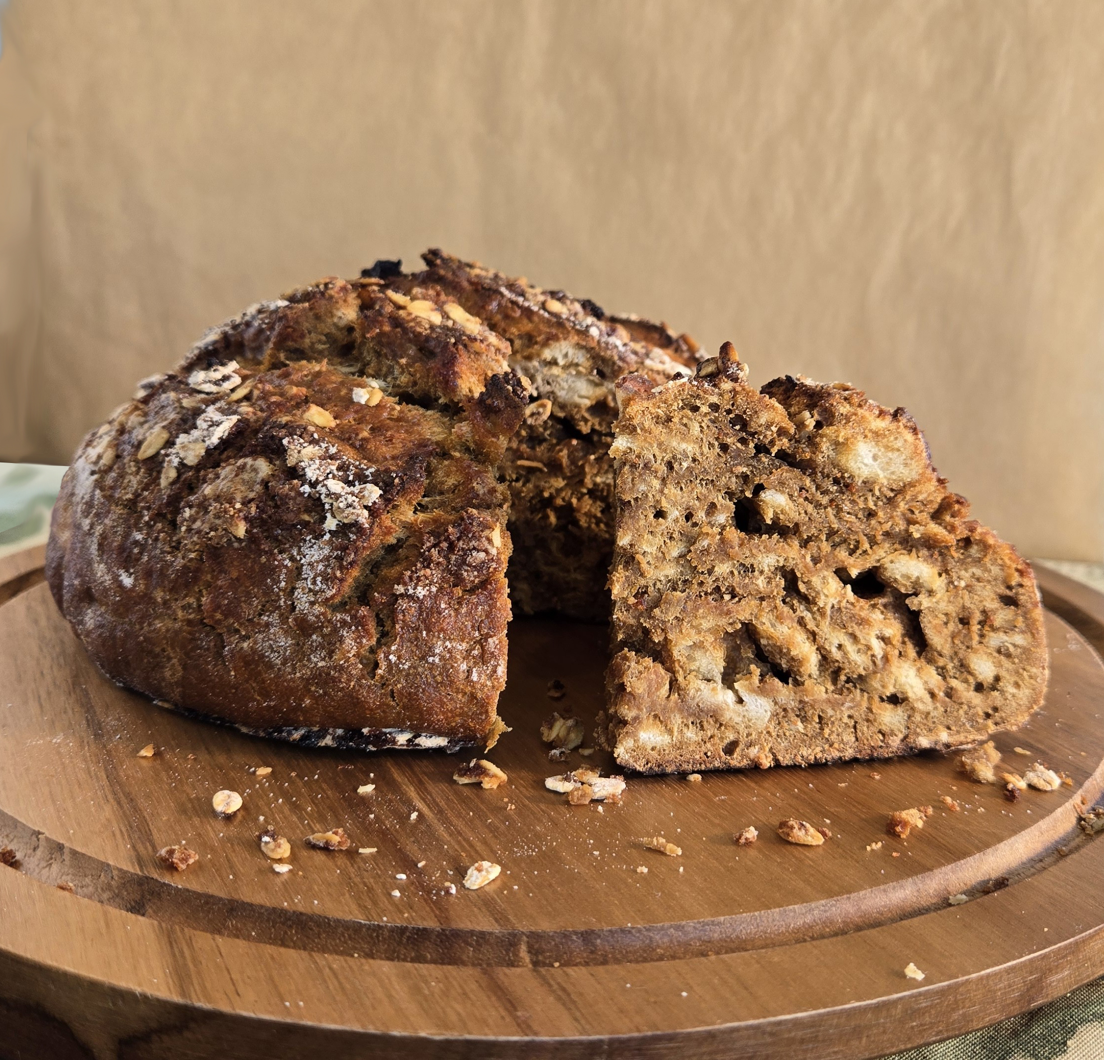 Ember Loaf ginger molasses sourdough loaf